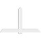 Ekena Millwork Eugene Architectural Grade PVC Gable Bracket, 72"W x 45"H x 6"D x 6"F, 15/12 Pitch GBP072X45X0606EUG00 - alternate 5